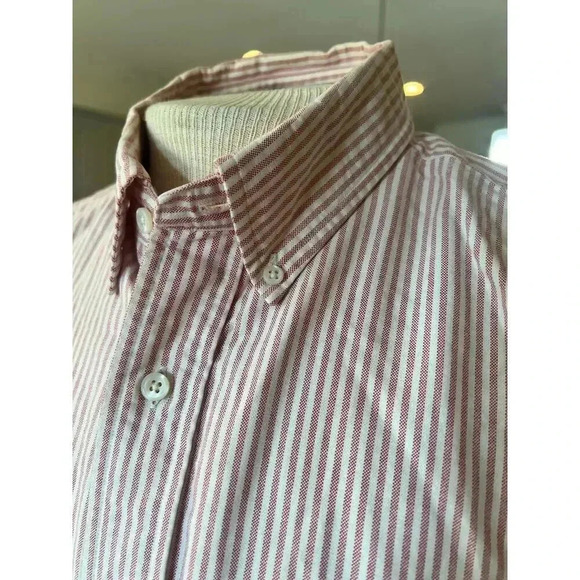 DANIEL CREMUEX CLASSICS 100% COTTON LONG SLEEV STRIPED BUTTON UP SIZE XL - Picture 2 of 7